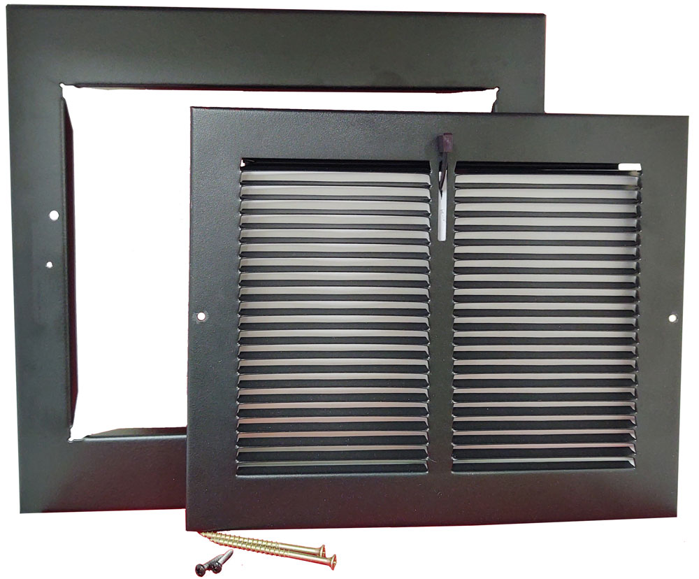 Linear Steel Gravity Register Gravity Register Steel Plated (Wholesale Registers) - VCU