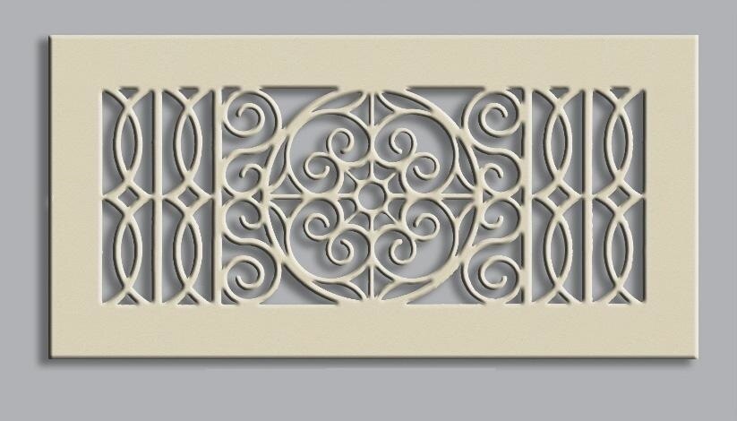 Classic Gold Series Registers and Returns Vent Cover Steel Crest Corporation - VCU