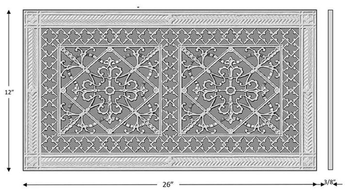 Arts and Crafts Resin Vent Cover for Wall or Ceiling