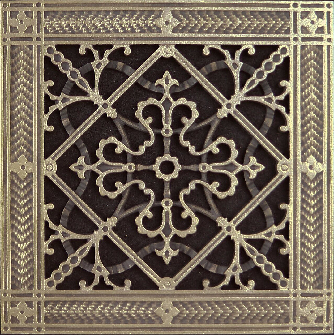 Arts and Crafts Resin Vent Cover for Wall or Ceiling Grille Beaux-Arts Classic Products - VCU