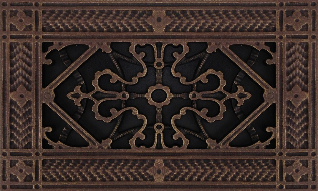 Arts and Crafts Resin Vent Cover for Wall or Ceiling Grille Beaux-Arts Classic Products - VCU