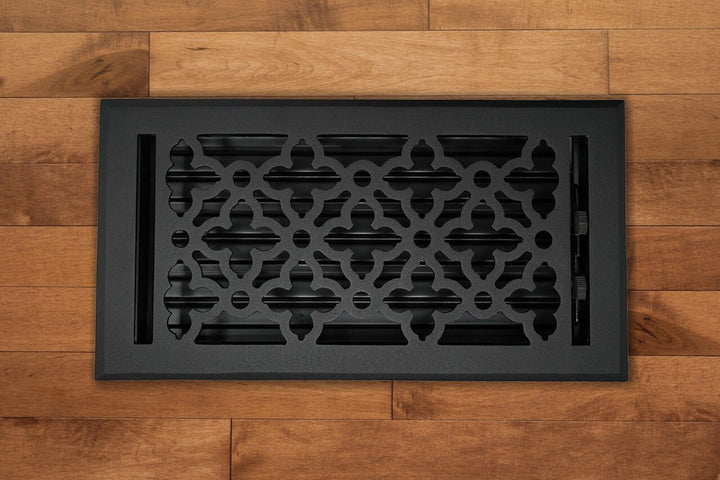 Madelyn Carter Gothic Floor Vent Covers (Cast Aluminum) Vent Cover Kay Hardware - VCU