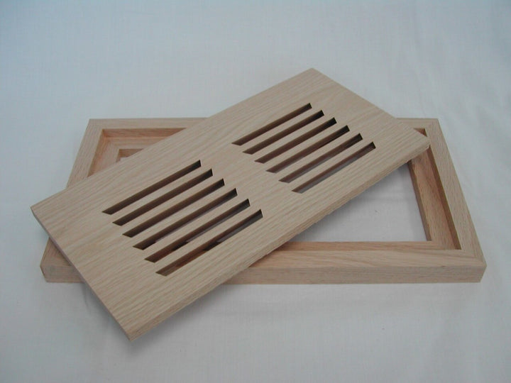 Horizontal Slot Flush Mount Wood Vent Covers Vent Cover All American Wood Register Co - VCU
