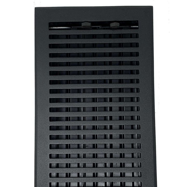 Madelyn Carter Black Contemporary Floor - Wall Vent Covers (Cast Aluminum) Vent Cover Kay Hardware - VCU