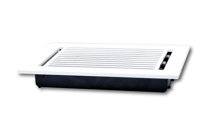 Madelyn Carter Cast Aluminum Linear Bar Vent Cover, 2 x 14 (Overall 3.75 x 15.5), Carbon Gray Vent Cover Asia Products - VCU