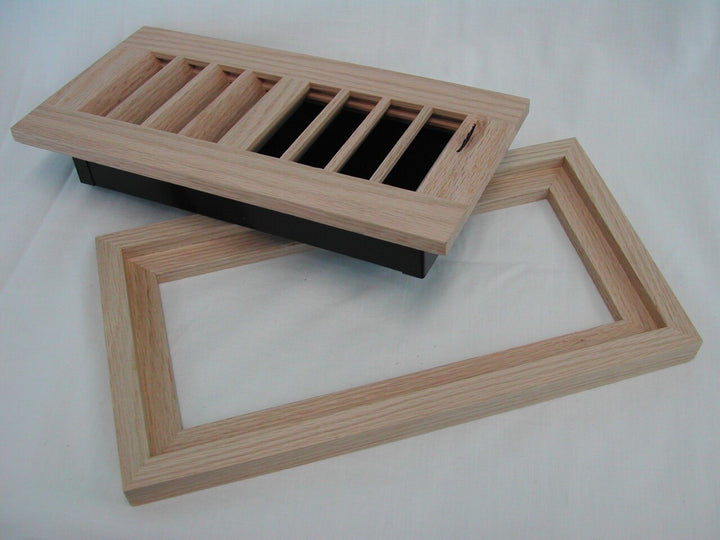 Ample Air Flush Mount Wood Vent Covers Vent Cover All American Wood Register Co - VCU