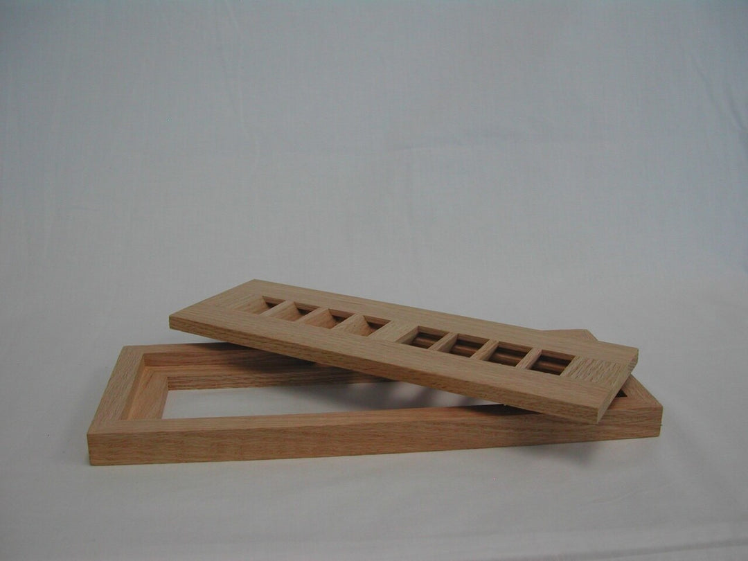 Ample Air Flush Mount Wood Vent Covers Vent Cover All American Wood Register Co - VCU