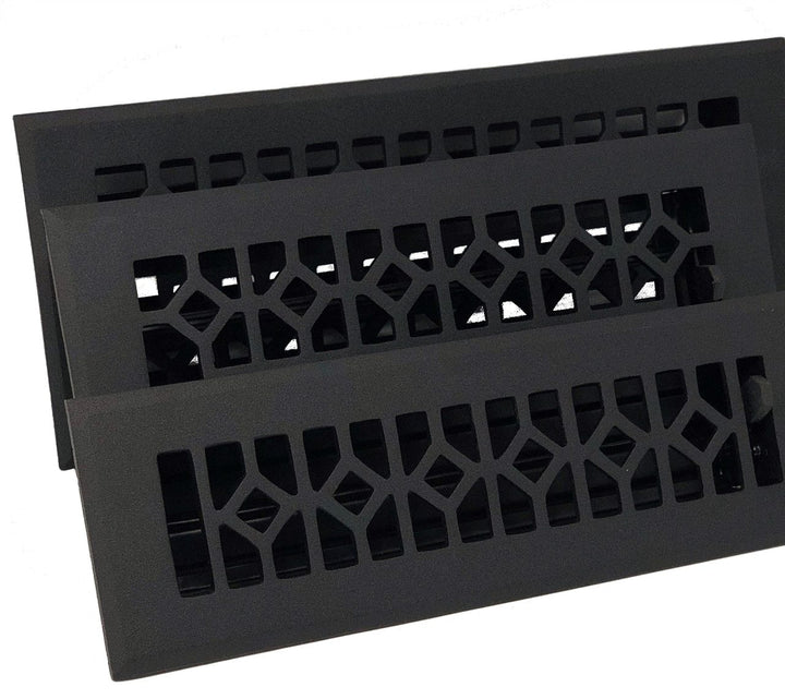Madelyn Carter Roman Black Vent Covers (Cast Aluminum) – Vent Covers ...