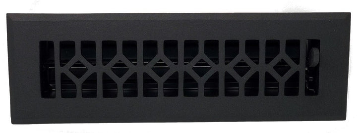 Madelyn Carter Roman Black Vent Covers (Cast Aluminum) Vent Cover Kay Hardware - VCU
