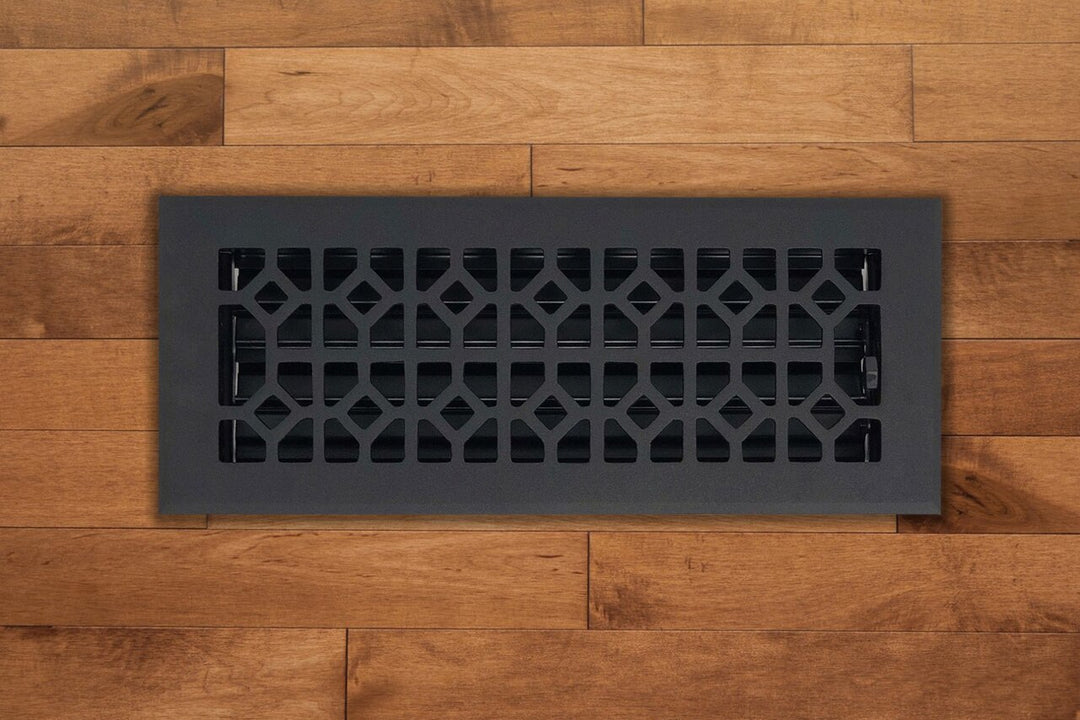 Madelyn Carter Roman Black Vent Covers (Cast Aluminum) Vent Cover Kay Hardware - VCU