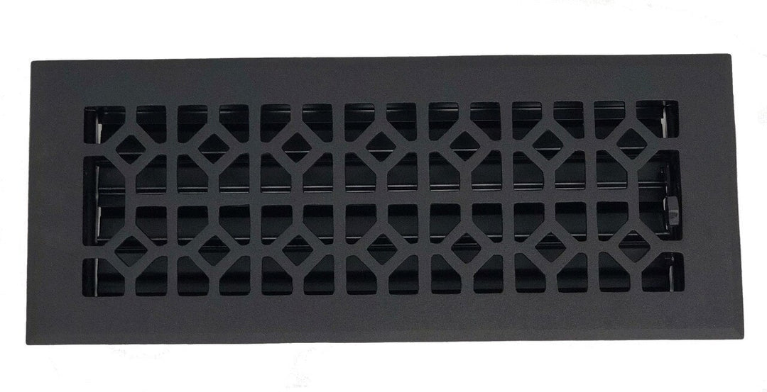 Madelyn Carter Roman Black Vent Covers (Cast Aluminum) Vent Cover Kay Hardware - VCU