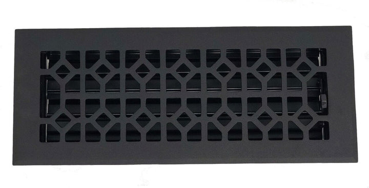 Madelyn Carter Roman Black Vent Covers (Cast Aluminum) Vent Cover Kay Hardware - VCU