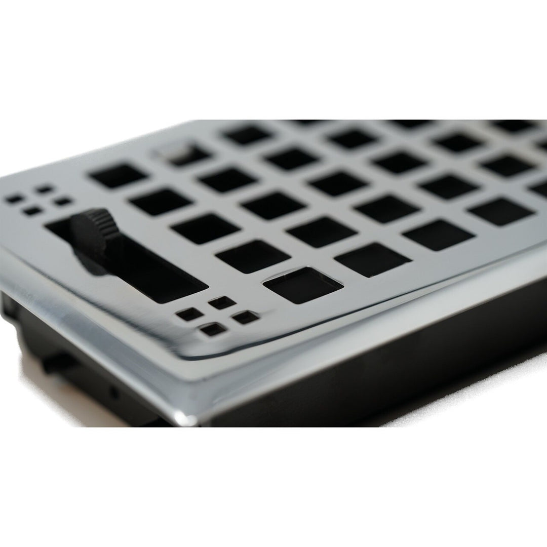 Madelyn Carter Artisan Polished Chrome Wall and Floor Vent Cover Vent Cover Kay Hardware - VCU