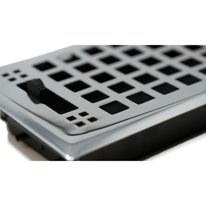 Madelyn Carter Artisan Polished Chrome Wall and Floor Vent Cover Vent Cover Kay Hardware - VCU