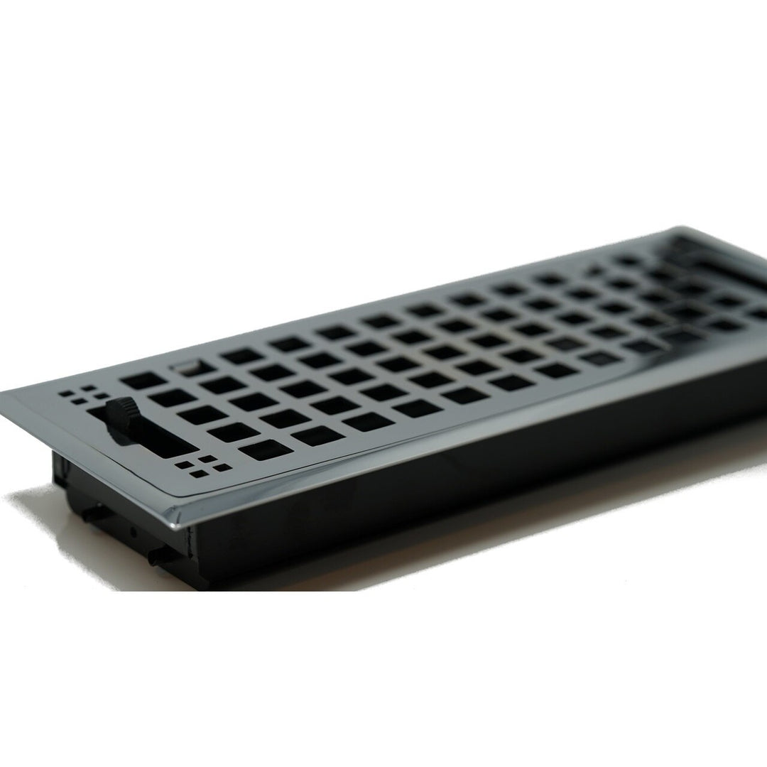 Madelyn Carter Artisan Polished Chrome Wall and Floor Vent Cover Vent Cover Kay Hardware - VCU