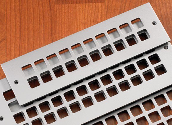 Grid (Square) Pattern Registers and Returns - Steel