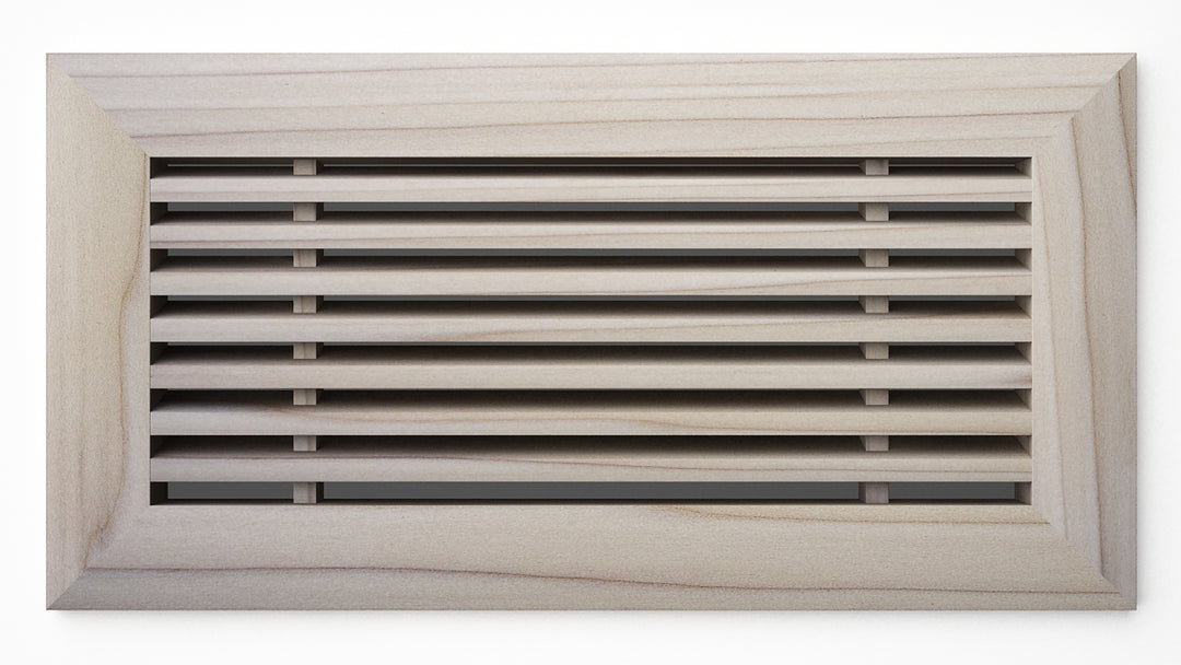 Angled Bar Surface Mount Wood Grilles - Ceiling and Wall Surface Mount Grille Vexell - VCU