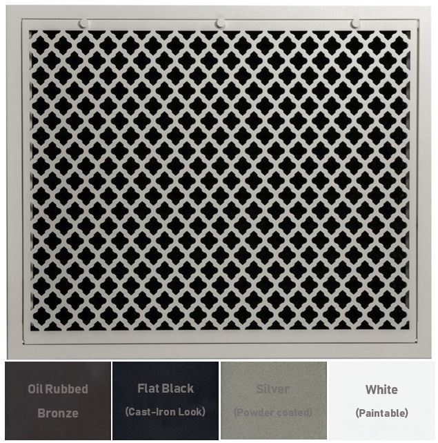 Steel Designs Bronze Series Air Return Filter Grille Return Grille Air Filter Frame Steel Crest Corporation - VCU