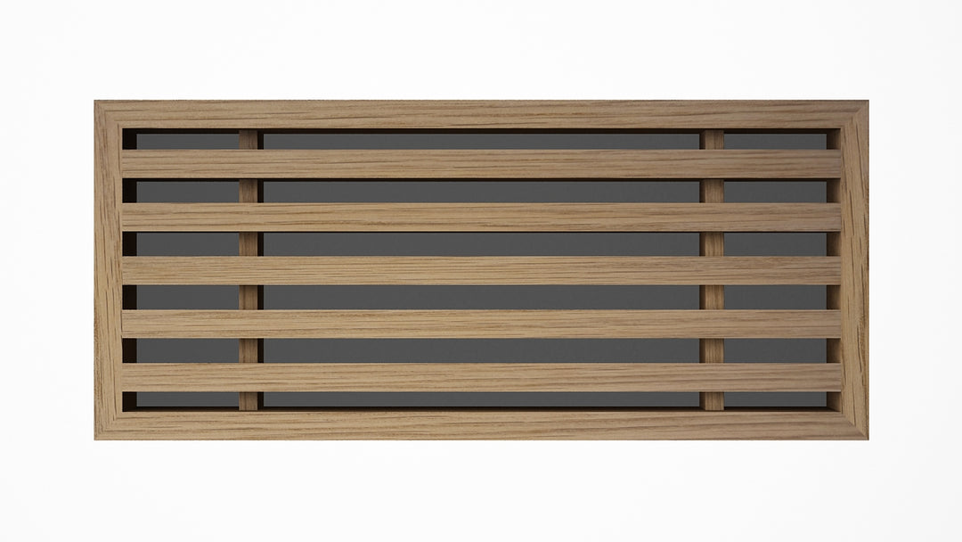 Beveled Bar Inset - Flush Mount Removable Core Wood Grilles - Ceiling and Wall Vent Cover Vexell - VCU