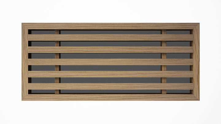 Beveled Bar Inset - Flush Mount Removable Core Wood Grilles - Ceiling and Wall Vent Cover Vexell - VCU