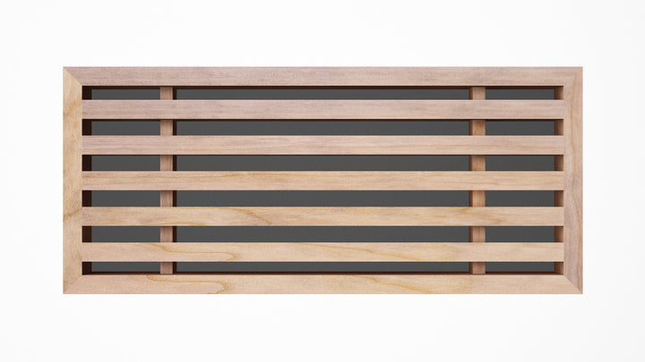 Beveled Bar Inset - Flush Mount Removable Core Wood Grilles - Ceiling and Wall Vent Cover Vexell - VCU