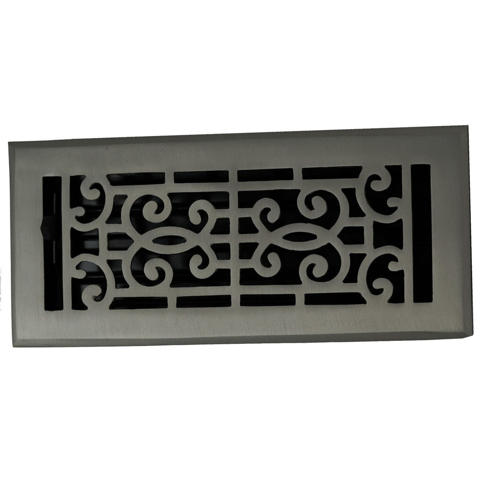 Madelyn Carter Cast Brass Baroque Floor and Wall Vent Covers Vent Cover Kay Hardware - VCU