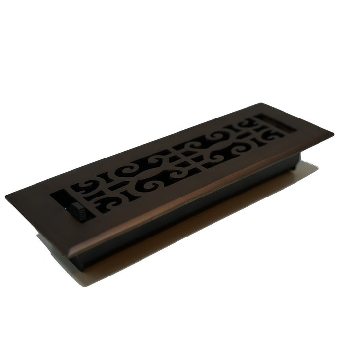 Madelyn Carter Cast Brass Baroque Floor and Wall Vent Covers Vent Cover Kay Hardware - VCU