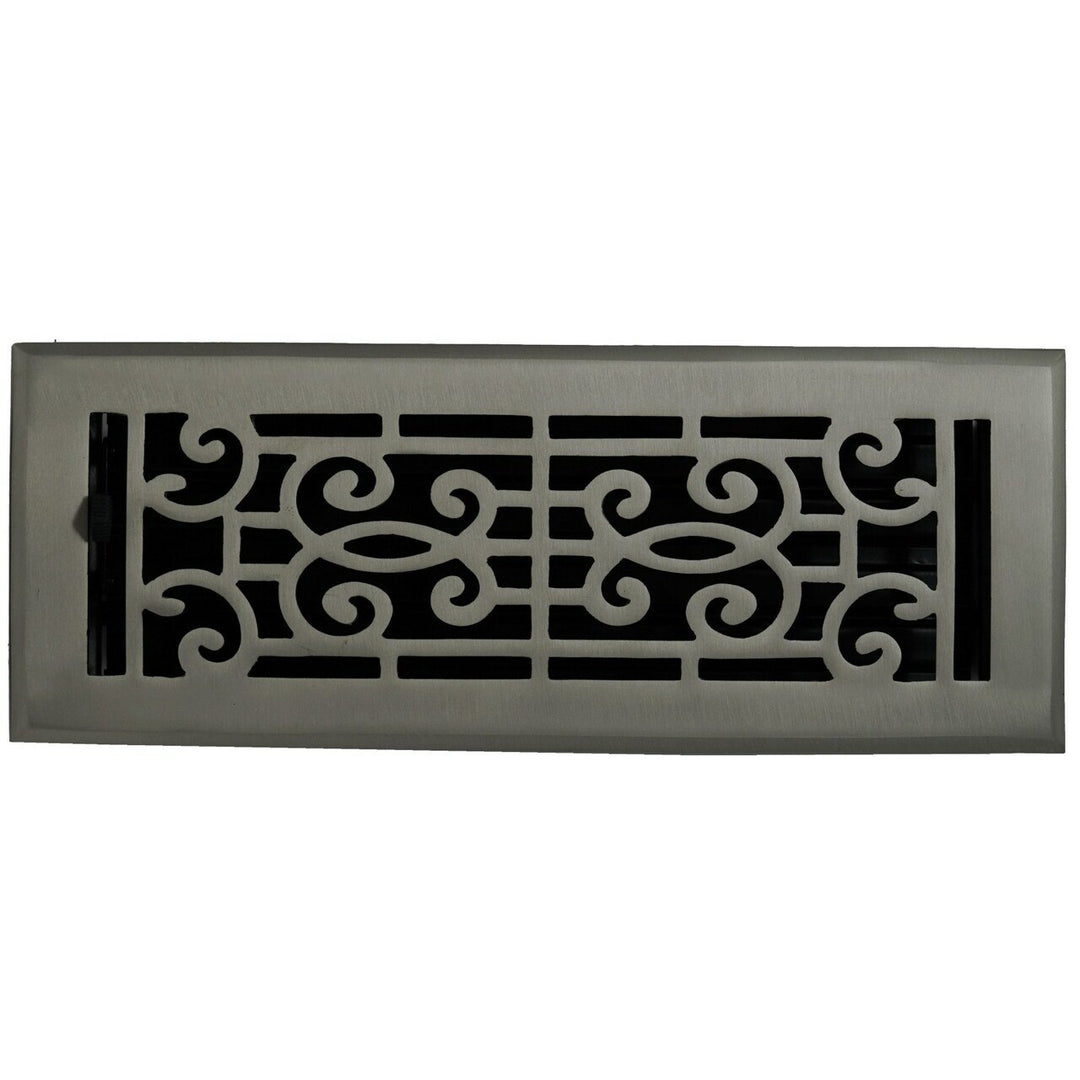 Madelyn Carter Cast Brass Baroque Floor and Wall Vent Covers Vent Cover Kay Hardware - VCU
