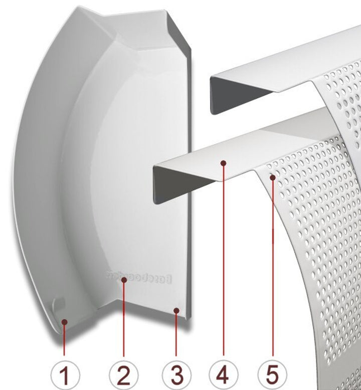 Elliptus End Cap End Cap Baseboarders - VCU