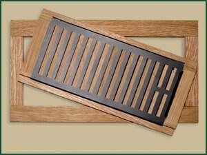 Wood Designs Flush With Frame Floor Registers Register Grillworks, Inc - VCU