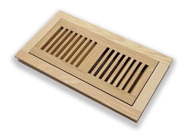 Wood Designs Flush With Frame Floor Registers Register Grillworks, Inc - VCU