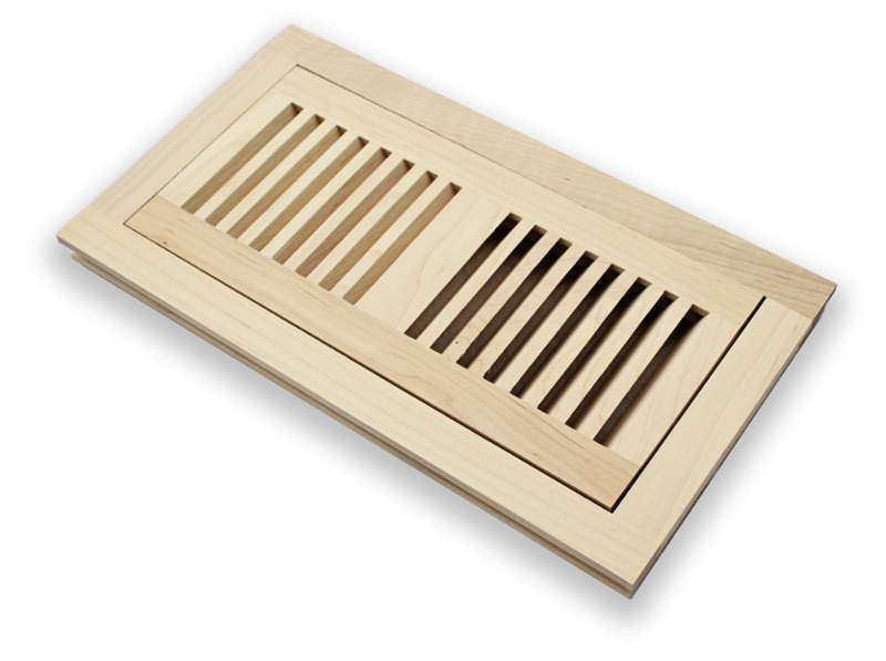 Wood Designs Flush With Frame Floor Registers Register Grillworks, Inc - VCU