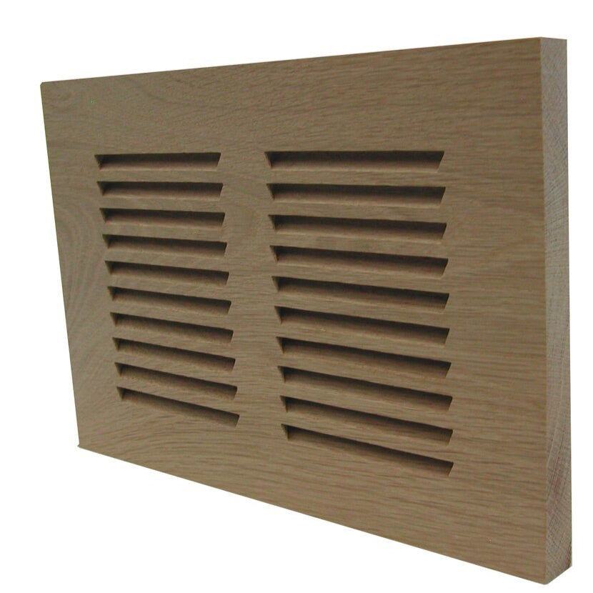 3/4" Thick Horizontal Slab Vent Covers Vent Cover All American Wood Register Co - VCU