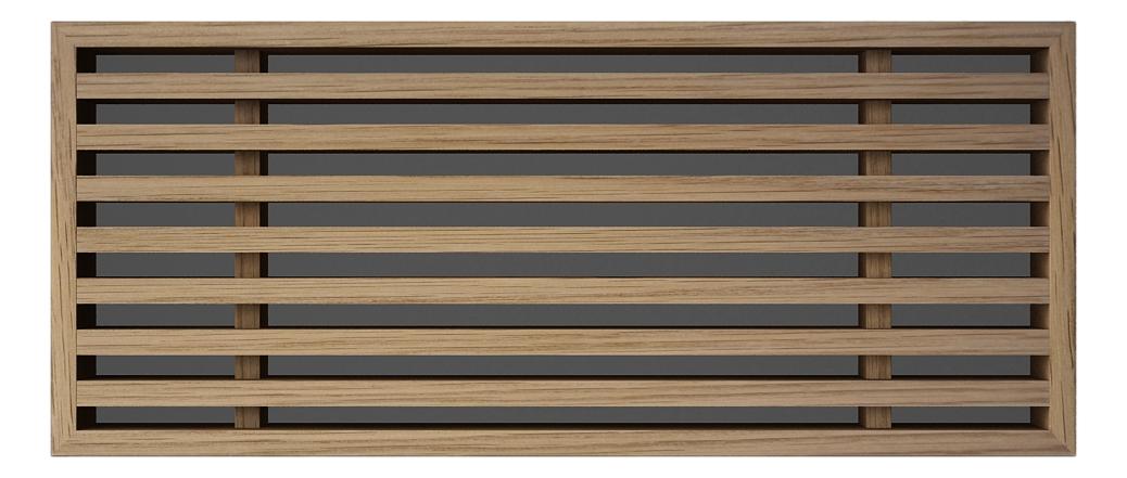 Linear Bar Inset - Flush Mount Removable Core Wood Grilles - Ceiling and Wall Flush Grille Vexell - VCU
