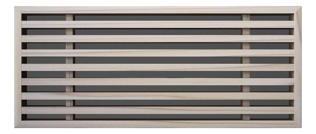 Linear Bar Inset - Flush Mount Removable Core Wood Grilles - Ceiling and Wall Flush Grille Vexell - VCU