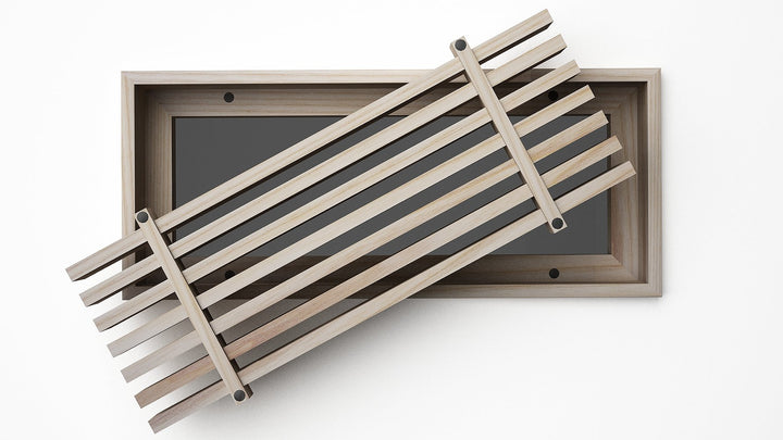 Linear Bar Inset - Flush Mount Removable Core Wood Grilles - Ceiling and Wall Flush Grille Vexell - VCU
