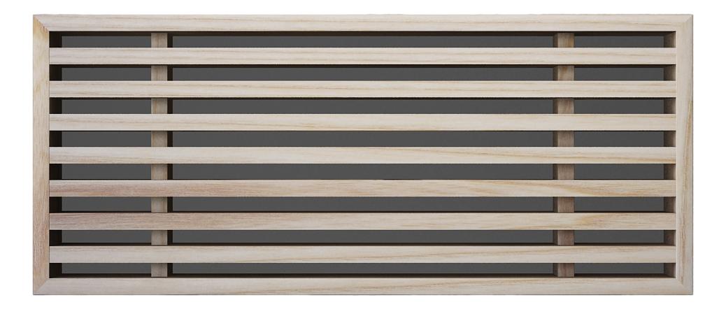 Linear Bar Inset - Flush Mount Removable Core Wood Grilles - Ceiling and Wall Flush Grille Vexell - VCU