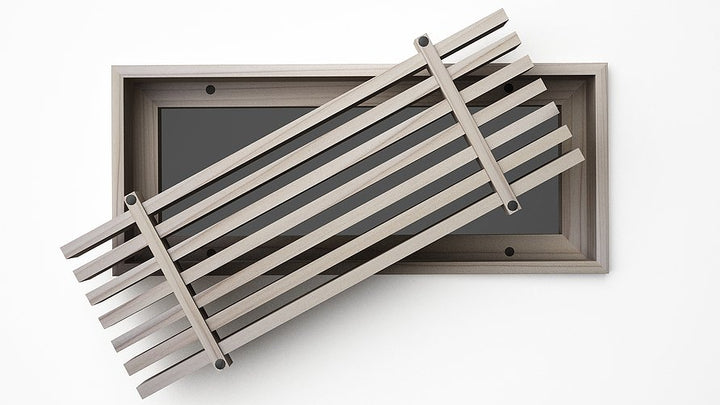 Linear Bar Inset - Flush Mount Removable Core Wood Grilles - Ceiling and Wall Flush Grille Vexell - VCU