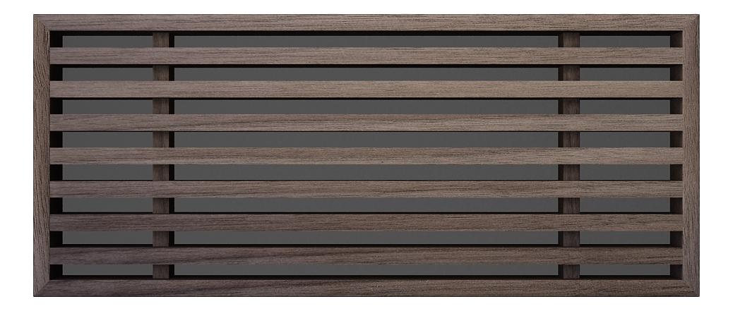Linear Bar Inset - Flush Mount Removable Core Wood Grilles - Ceiling and Wall Flush Grille Vexell - VCU