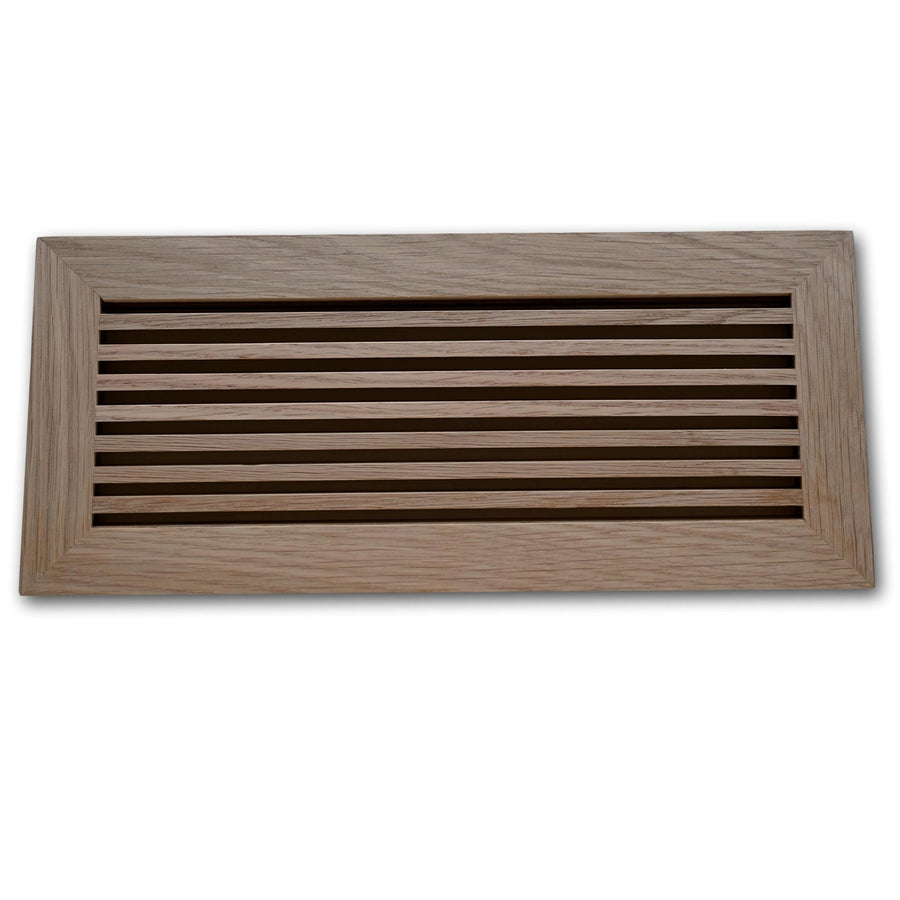 Linear Bar Wood Grilles - Flush Mount No Frame - Floor Flush with Frame Grille Vexell - VCU