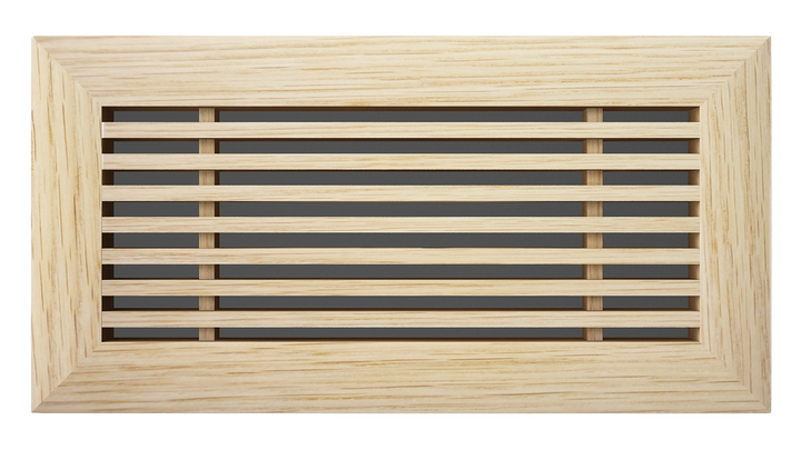 Linear Bar Wood Grilles - Flush Mount No Frame - Floor Flush with Frame Grille Vexell - VCU