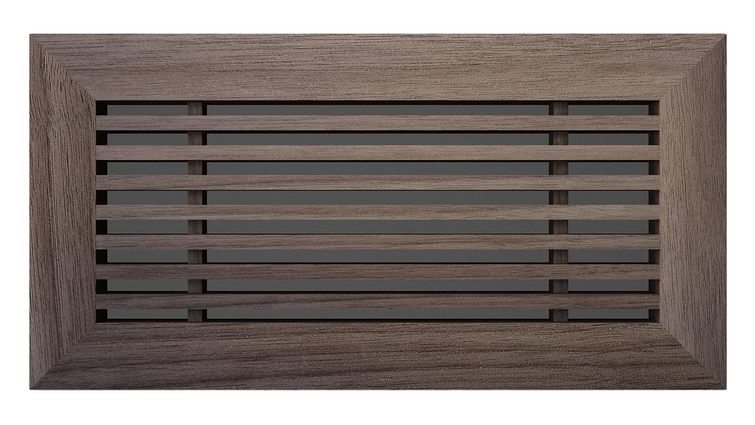 Linear Bar Wood Grilles - Flush Mount No Frame - Floor Flush with Frame Grille Vexell - VCU