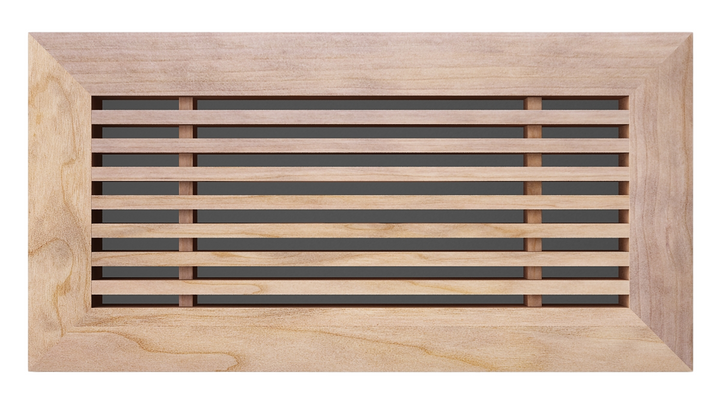 Linear Bar Wood Grilles - Flush Mount No Frame - Floor Flush with Frame Grille Vexell - VCU