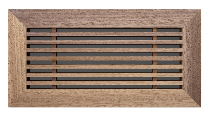 Linear Bar Wood Grilles - Flush Mount No Frame - Floor Flush with Frame Grille Vexell - VCU