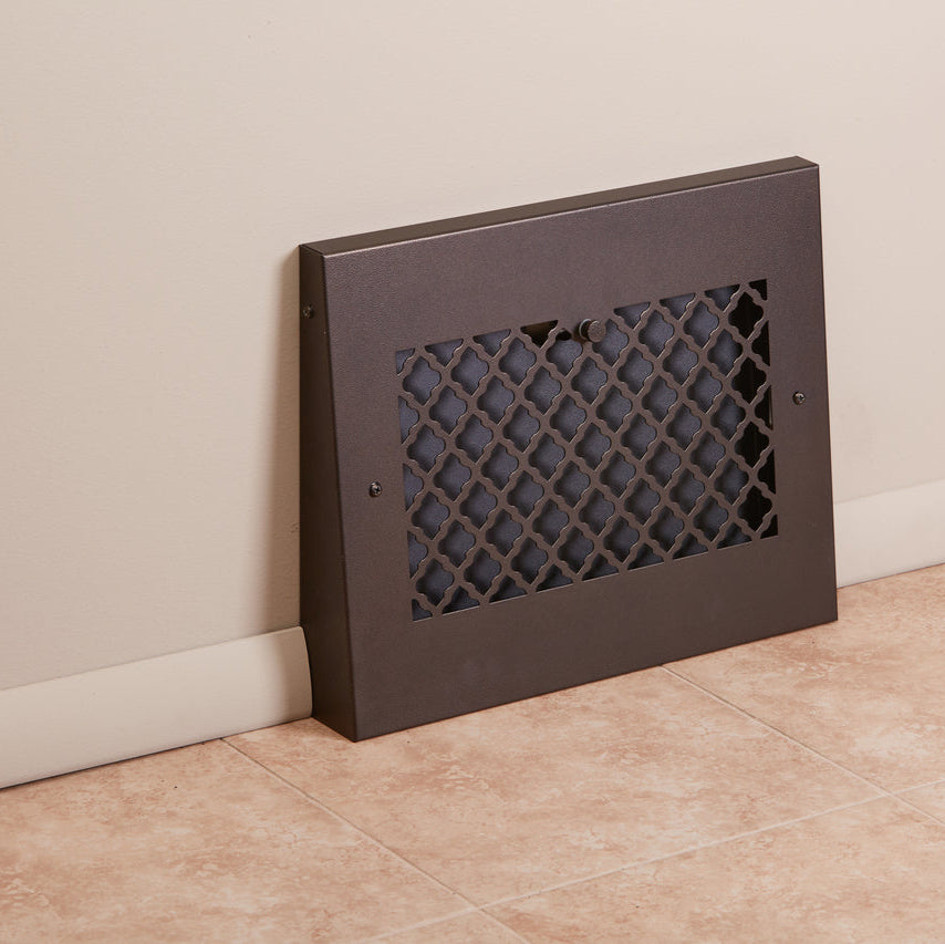 Bronze Series Steel Designs Gravity Baseboard Registers Gravity Register Steel Crest Corporation - VCU