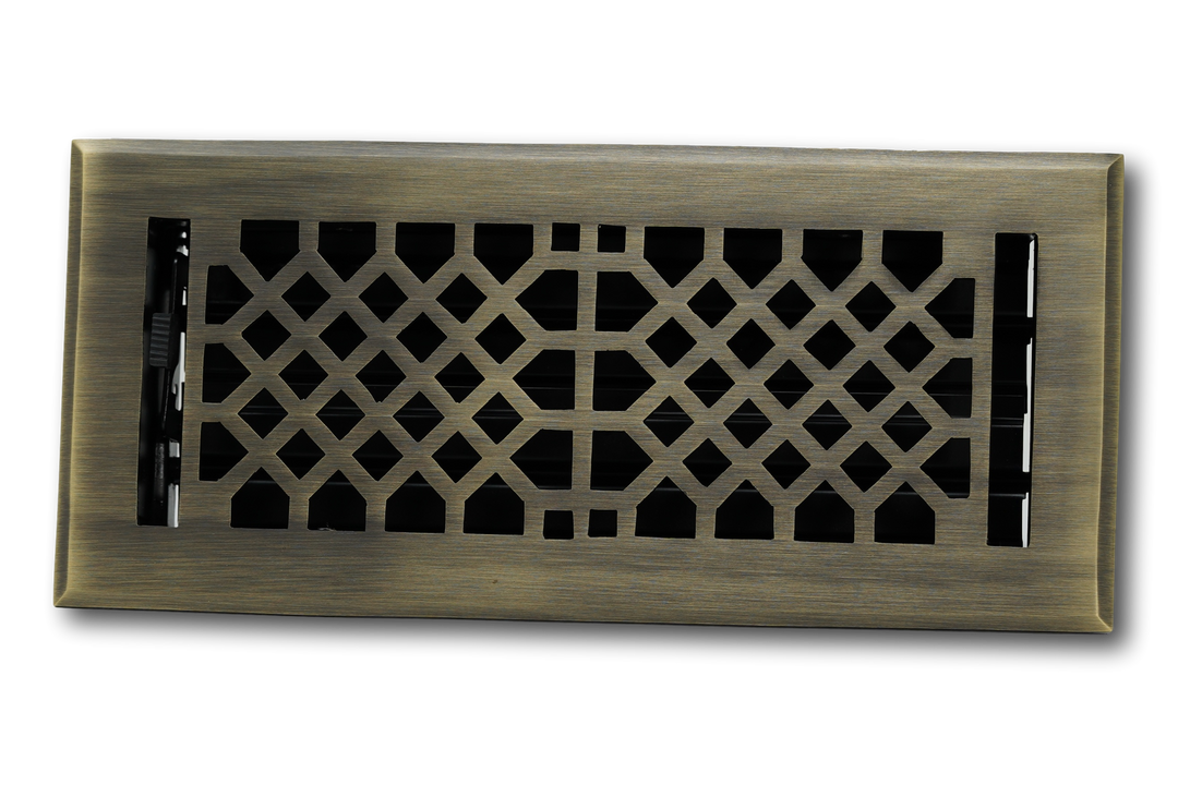 Vintage Industrial Solid Brass Vent Covers Vent Cover Kay Hardware - VCU