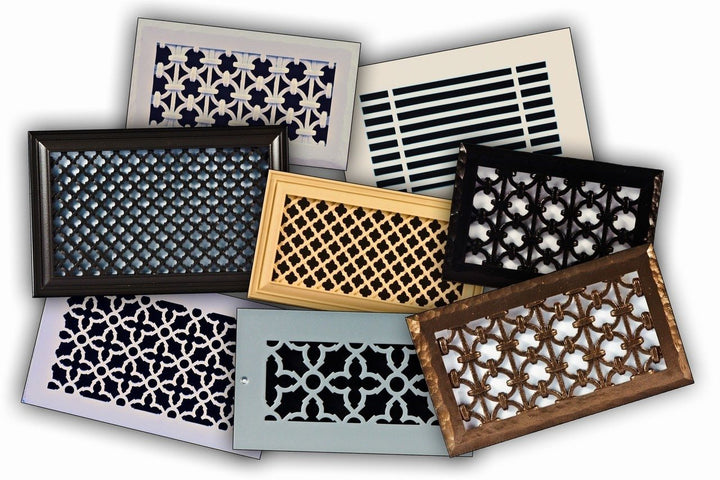 Decorative Resin Air Return Filter Grille Magnetic Filter Grille Majestic Vent Covers, INC - VCU