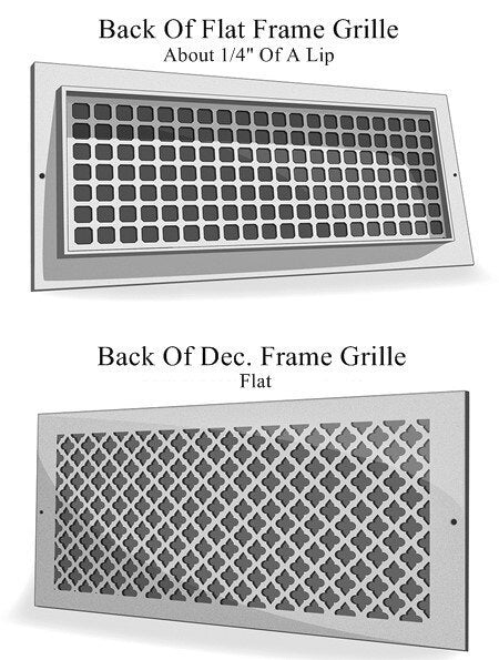 Decorative Resin Wall or Ceiling Vent Covers