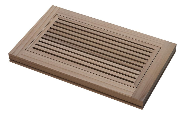 Linear Bar Floor Wood Grilles - Flush Mount with Frame Flush Grille Vexell - VCU