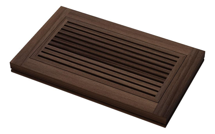 Linear Bar Floor Wood Grilles - Flush Mount with Frame Flush Grille Vexell - VCU